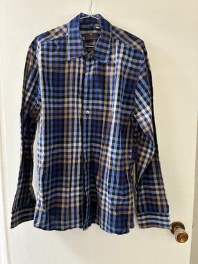 NEW. Shirt. Sz L/ 16.5" (41/42 cm). HAUPT-Made in Germany. 100% cotton.